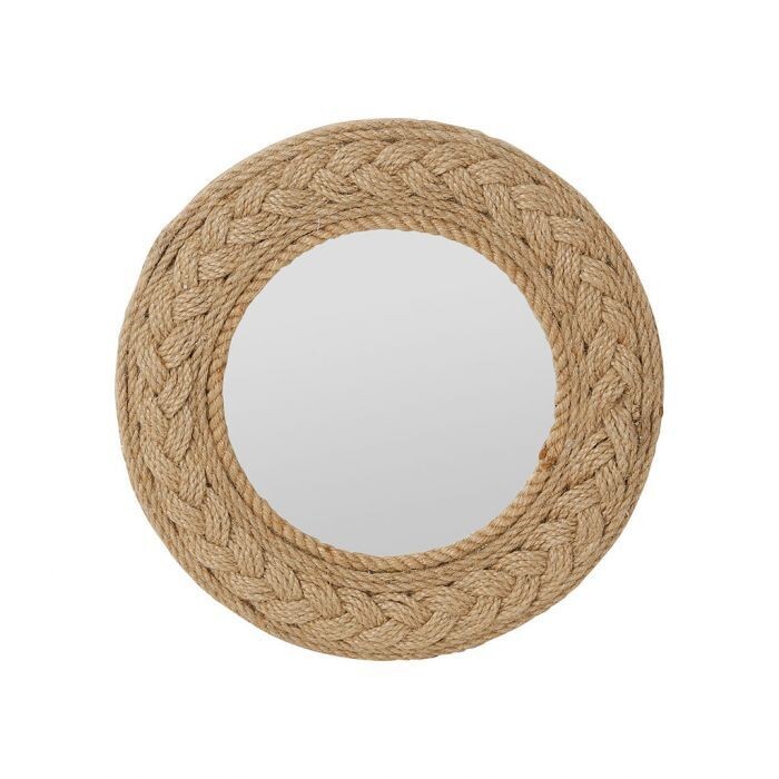 JUTE BRAIDED MIRROR - MEDIUM
