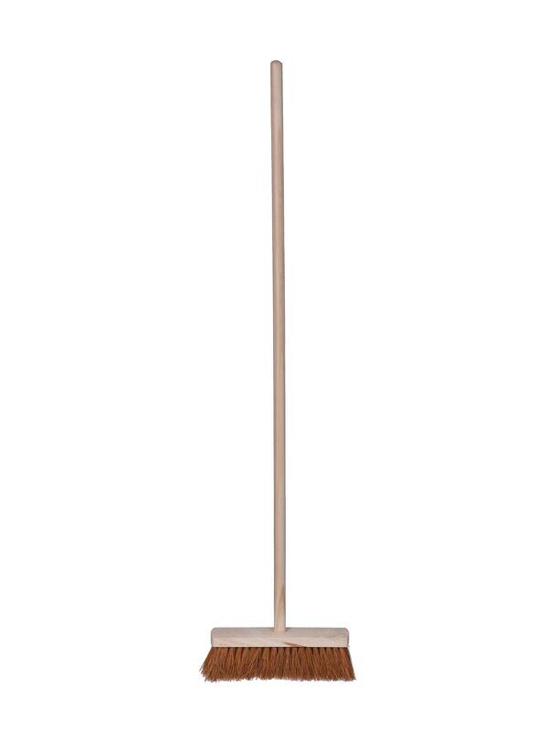 WOODEN HANDLED SOFT BROOM