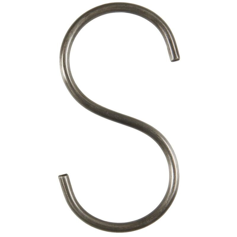 S HOOK IN STAINLESS STEEL