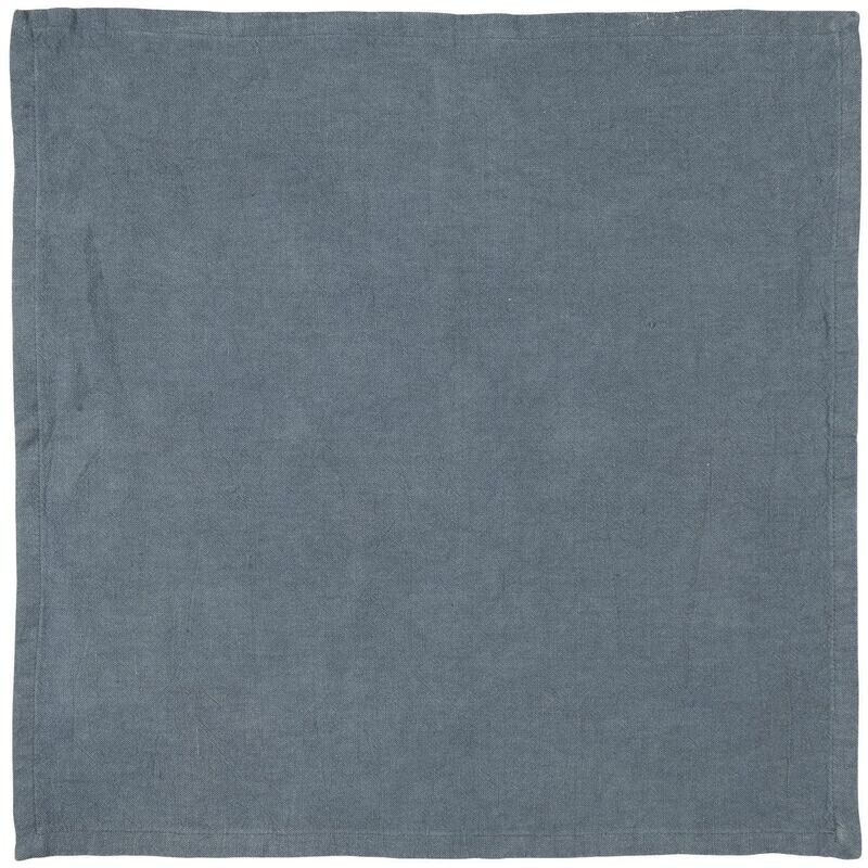 CORNFLOWER BLUE LINEN MIX NAPKIN