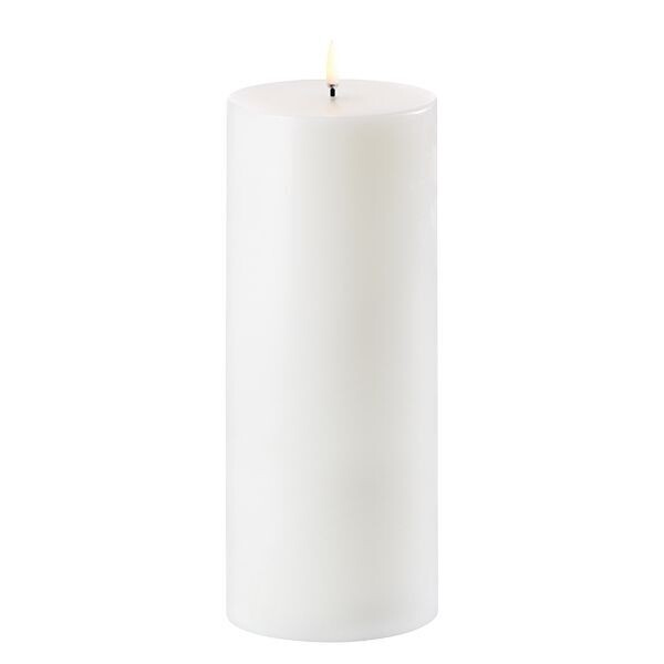 UYUNI PILLAR CANDLE - NORDIC WHITE - 10,1 x 25 cm