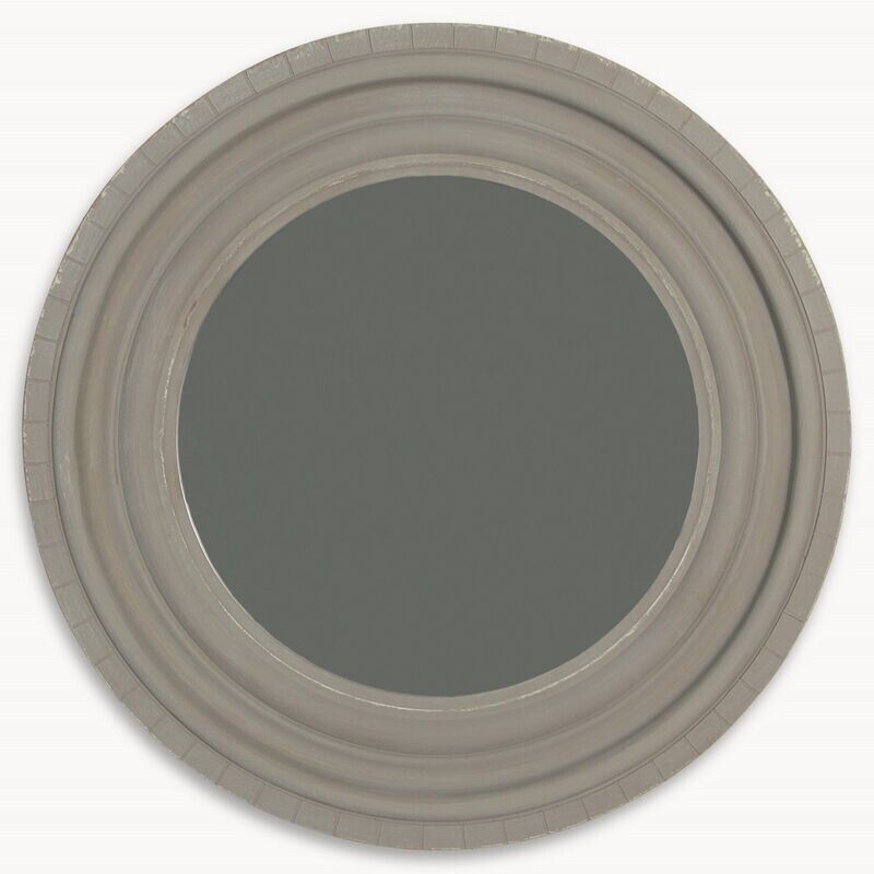 ESTELLE DEEP ORNATE TAUPE FRAMED MIRROR