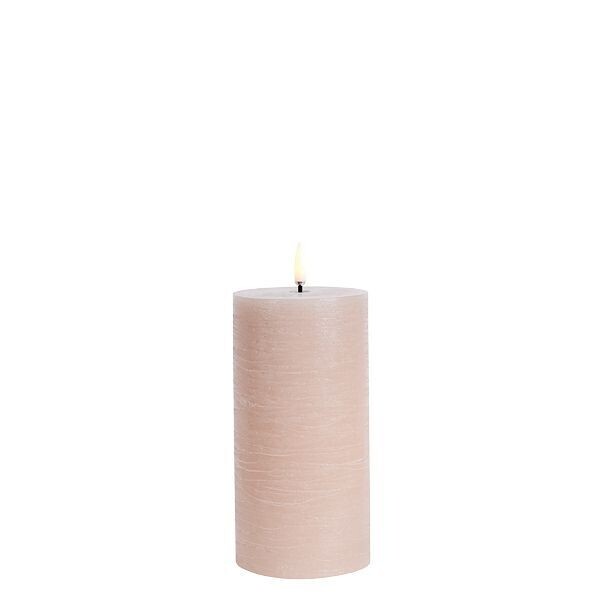UYUNI PILLAR CANDLE BEIGE 7.8x15.2cm UYUNI PILLAR CANDLE BEIGE 7.8x15.2cm