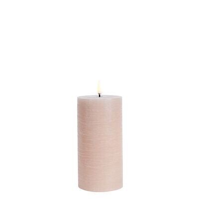 UYUNI PILLAR CANDLE - BEIGE - 7.8x15.2cm