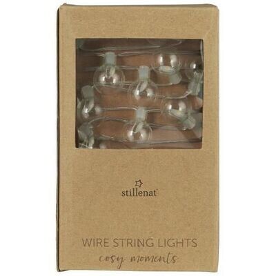 BULB LED LIGHTS ON A WIRE STRING - 20 LIGHTS