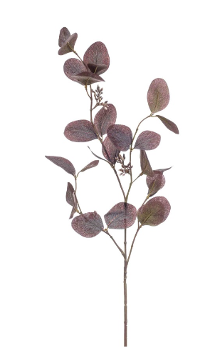 EUCALYPTUS SPRAY DARK PURPLE - 73cm
