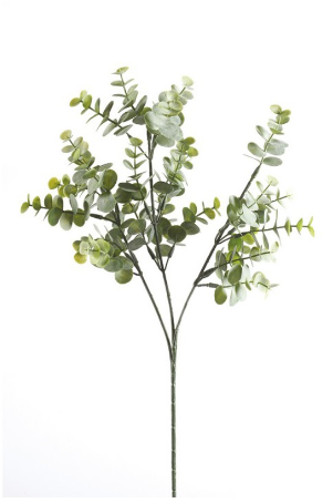 EUCALYPTUS TRIPLE STEM - GREY - 65cm