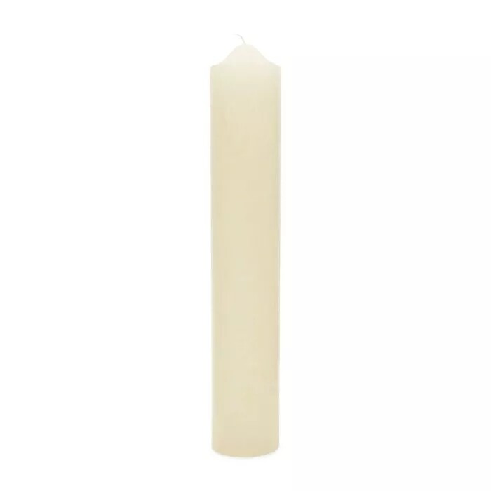 RM PILLAR CANDLE WHITE 7x40cm