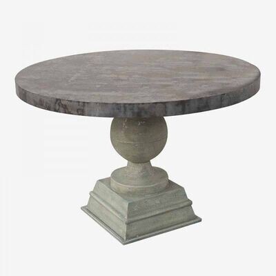 ZINC TOP DINING / OCCASIONAL TABLE