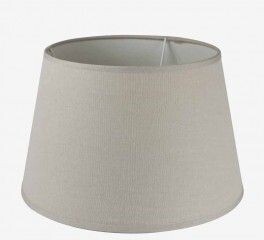ROUND COTTON TAUPE LAMPSHADE 50x40x31cm