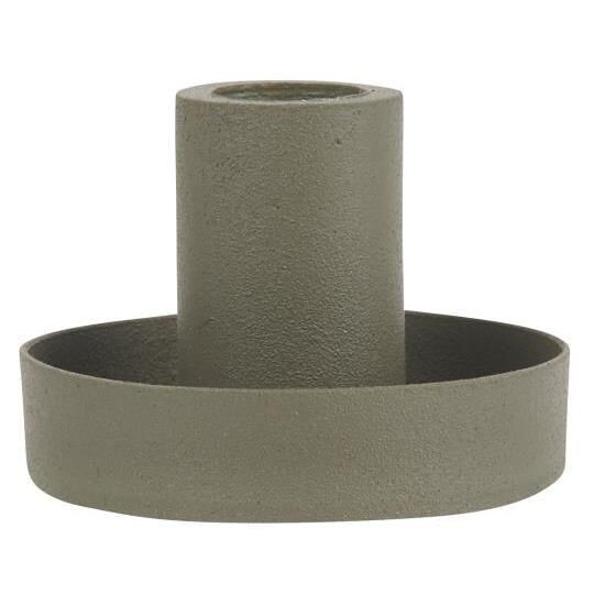 DINNER CANDLE HOLDER IN KAKI