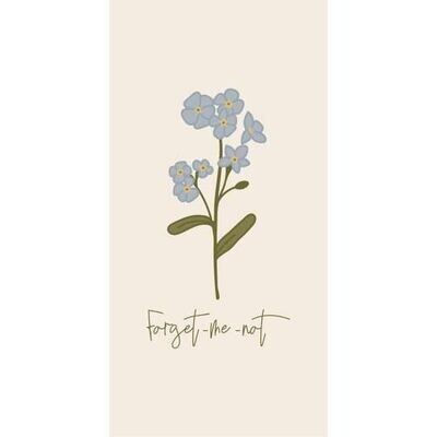 FORGET ME NOT BUFFET PAPER NAPKIN