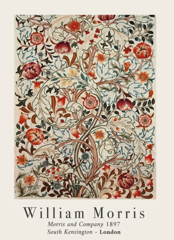 WILLIAM MORRIS AUTUMN PRINT A4 SIZE 21x30cm