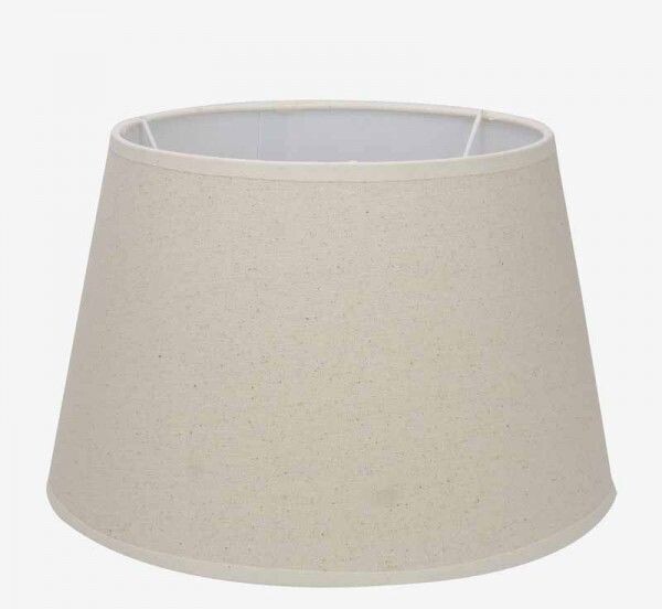 38cm DRUM LINEN SHADE IN  NATURAL