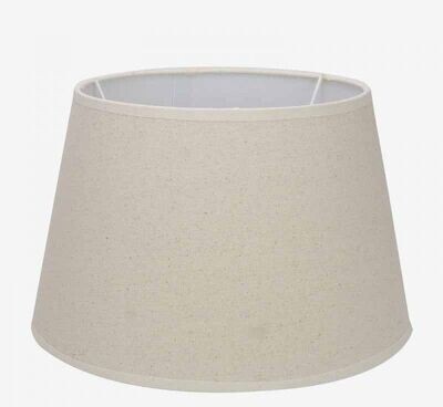 38cm DRUM LINEN SHADE IN NATURAL