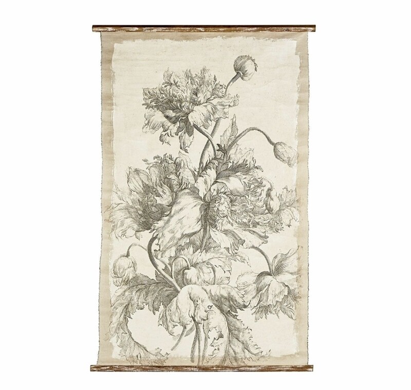 LESTRANA PRINTED LINEN CANVAS