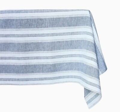 RIVE PURE LINEN TABLECLOTH IN BLUE