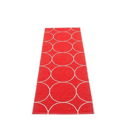 PAPPELINA RUG - BOO RED 70 X 200 cm