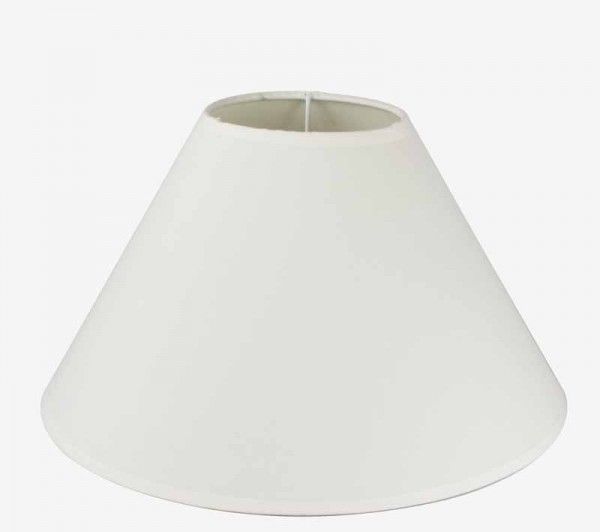 ROUND WHITE SHADE - 16x9x12cm