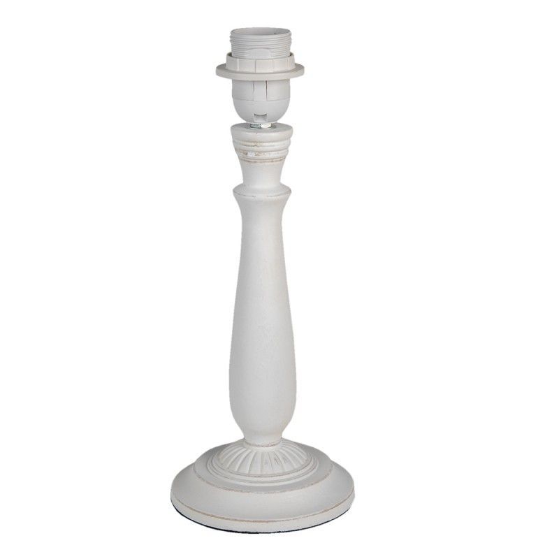 TARA WHITE LAMP BASE H31cm