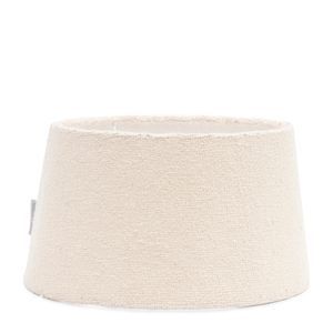 BOUCLE TAPER LAMPSHADE CREAM 30x17cm