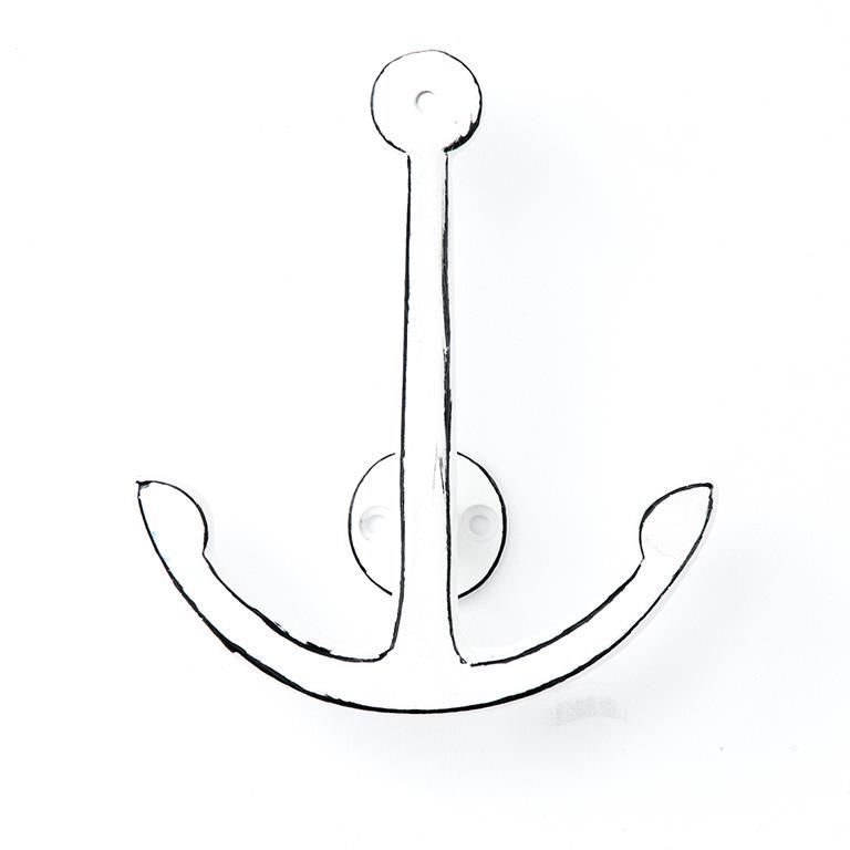 ANCHOR WALL HOOK WHITE