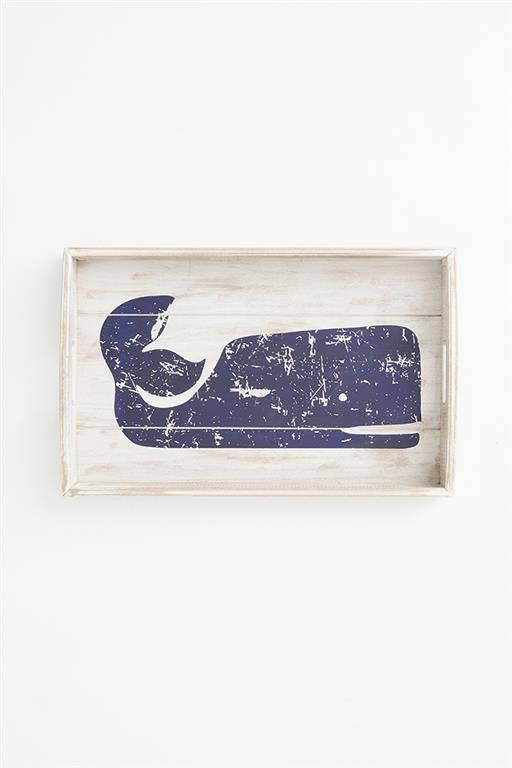 WOODEN WHALE TRAY