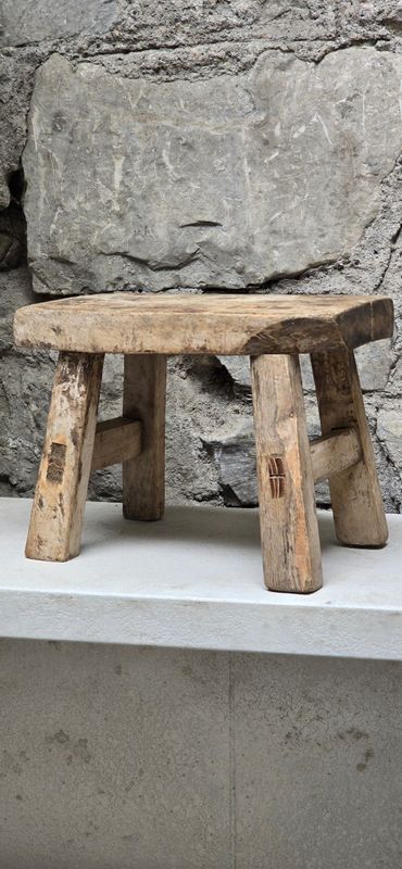 DUTCH ANTIQUE MINI STOOL
