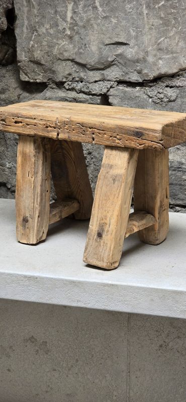 DUTCH ANTIQUE MINI STOOL