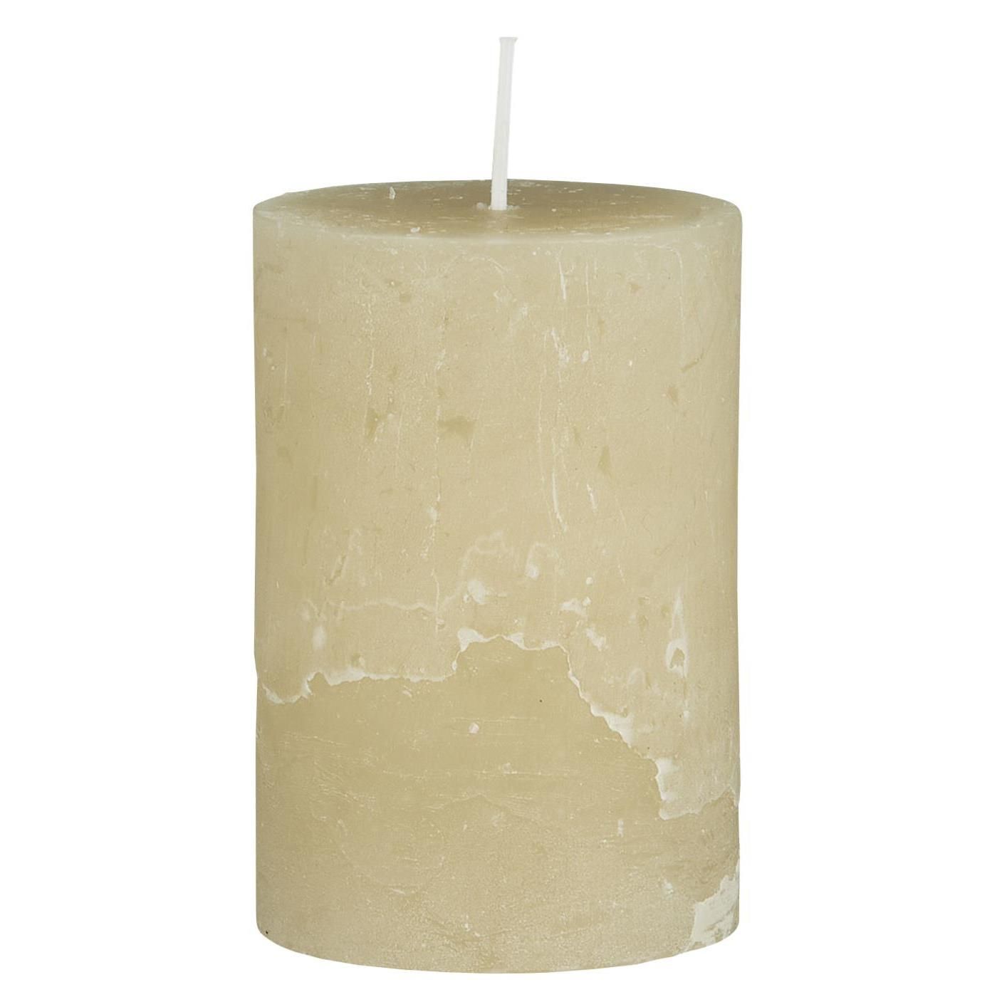 RUSTIC PILLAR CANDLE FOG H 10 Ø 6.8cm