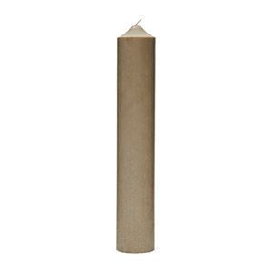 RM PILLAR CANDLE FLAX 7x40cm