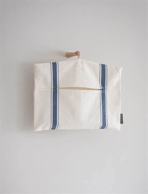 PEG BAG WITH INK STRIPE