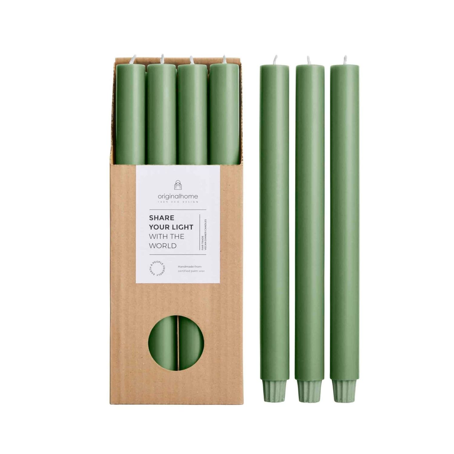 VEGAN EXTRA LONG CANDLE- MATCHA