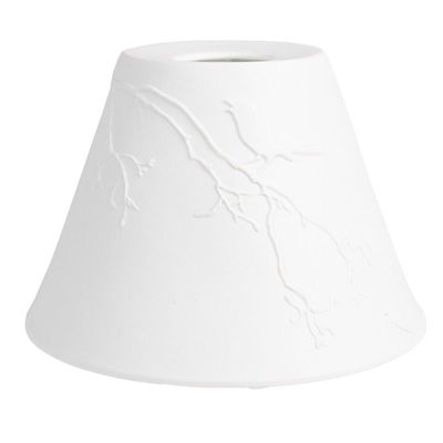 WHITE PORCELAIN LAMPSHADE Ø 15x10cm WHITE PORCELAIN LAMPSHADE Ø 15x10cm