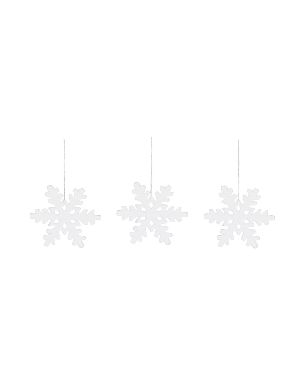 AIRDRIE SNOWFLAKES SET OF 3 IN WHITE AIRDRIE SNOWFLAKES SET OF 3 IN WHITE