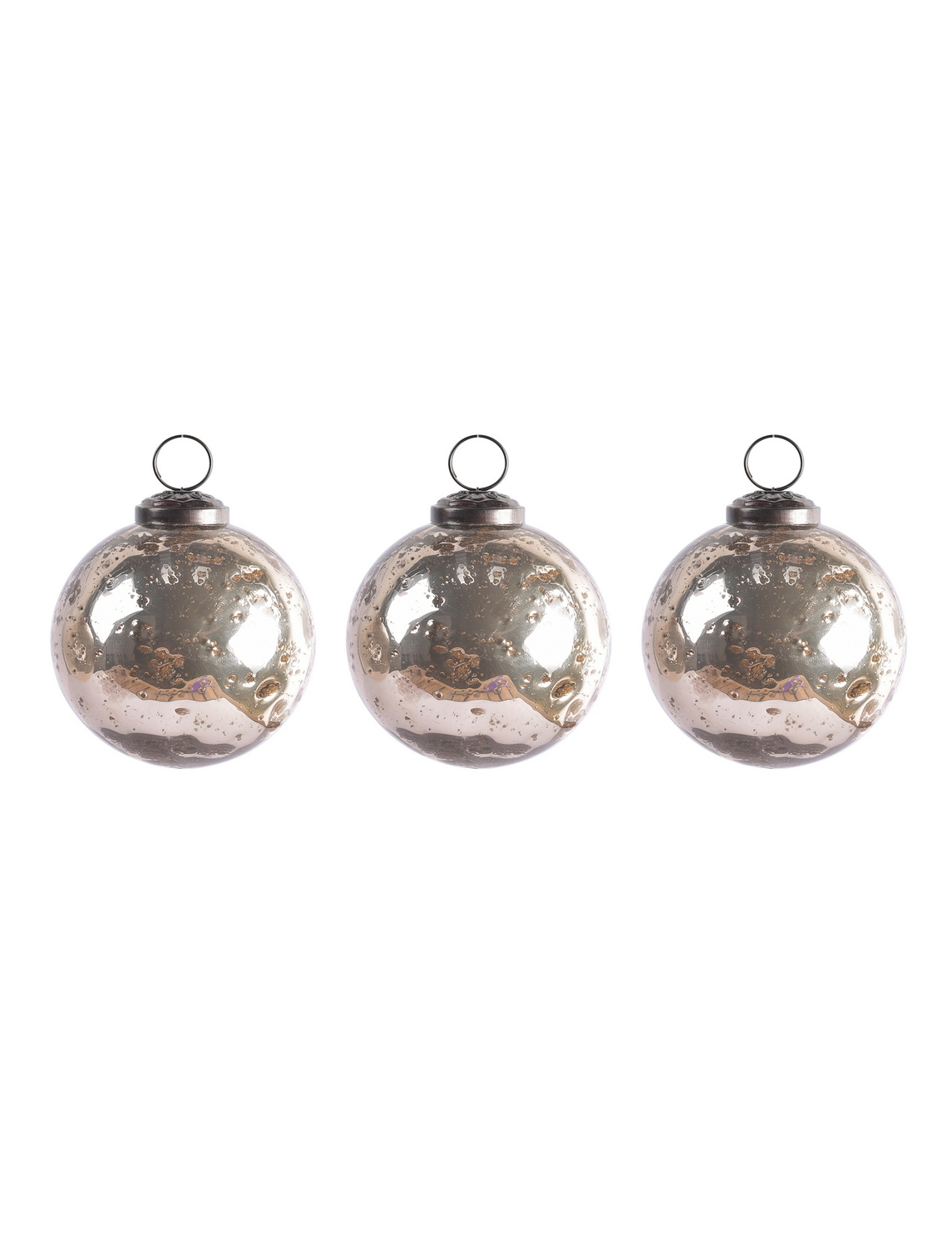 LAVERTON BAUBLES SET OF 3 IN SILVER
