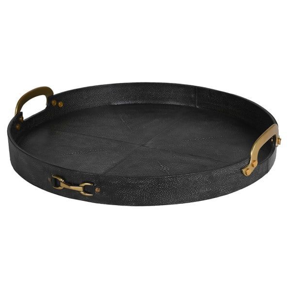 HICKS SHARGREEN TRAY WITH HANDLES