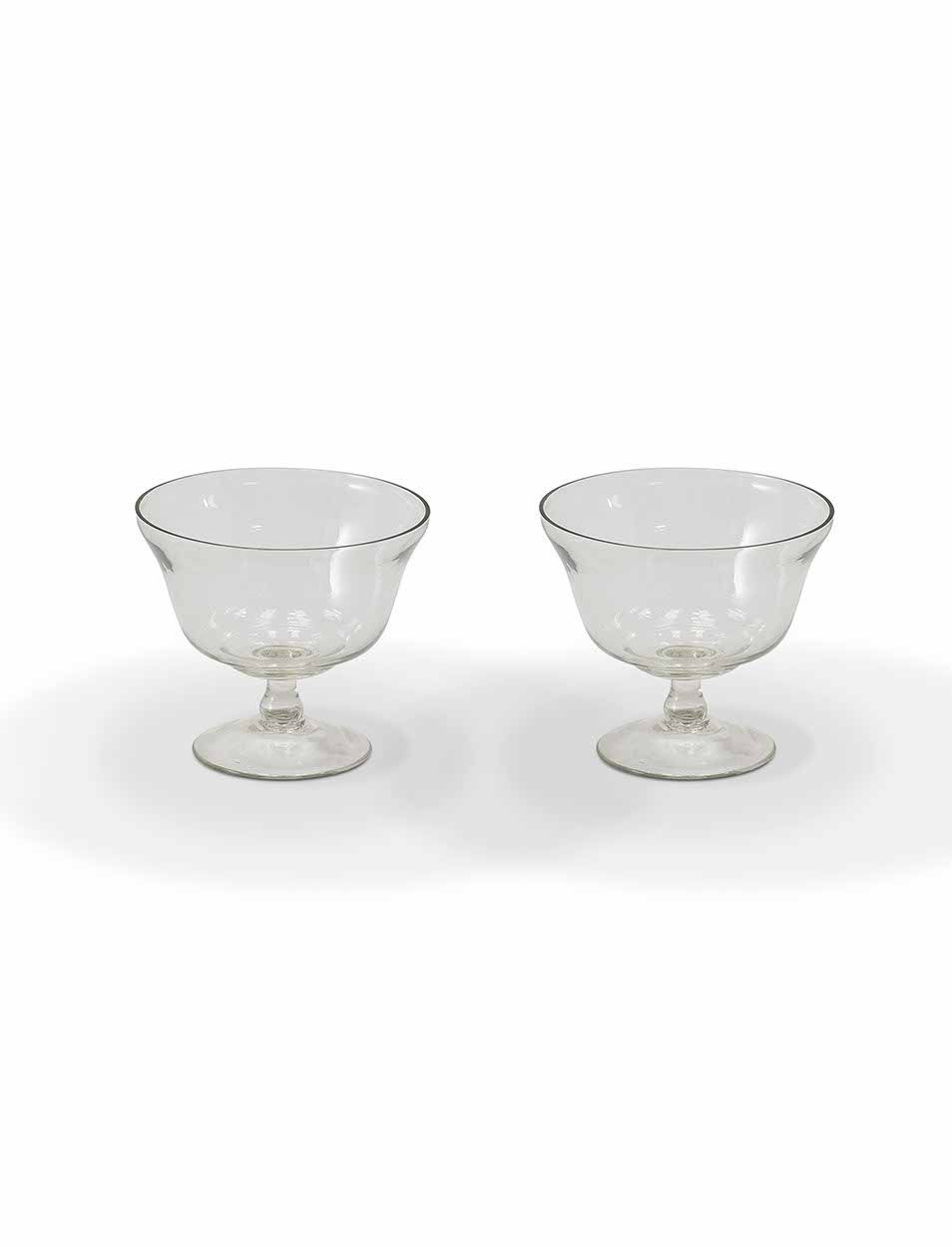 MURCOT GLASS BOWLS SET OF 2