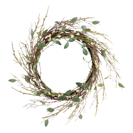 FLEUR WREATH WITH WILLOW BRANCHES