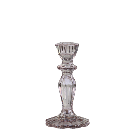 CANDLESTICK WITH LACE EDGE- LARGE