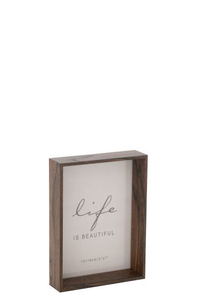 MEDIUM MOIRA DEEP FRAME IN BROWN