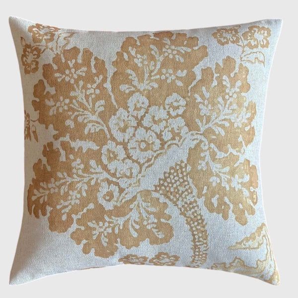 FANCIFUL OCHRE CUSHION 50x50cm