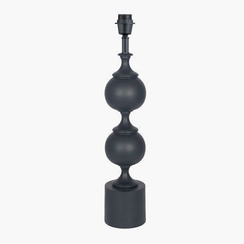 ASILAH MATTE BLACK TABLE LAMP BASE