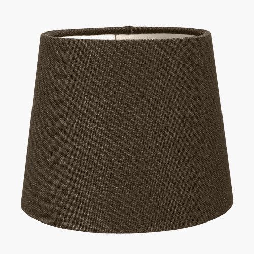 PELHAM GREY HANDLOOM TAPERED CANDLE BULB CLIP ON LAMPSHADE