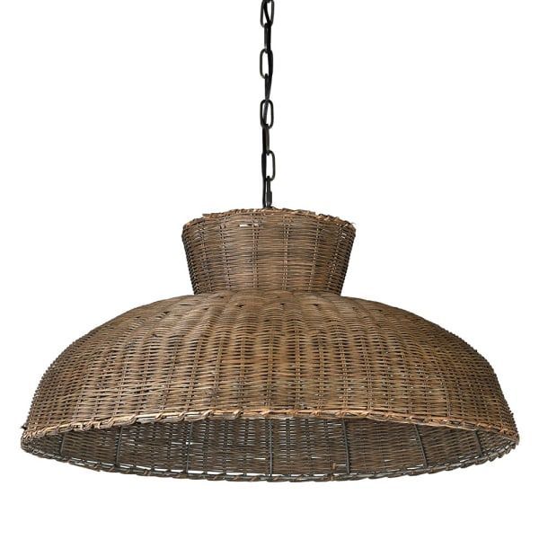 WESTELM RATTAN CEILING PENDANT
