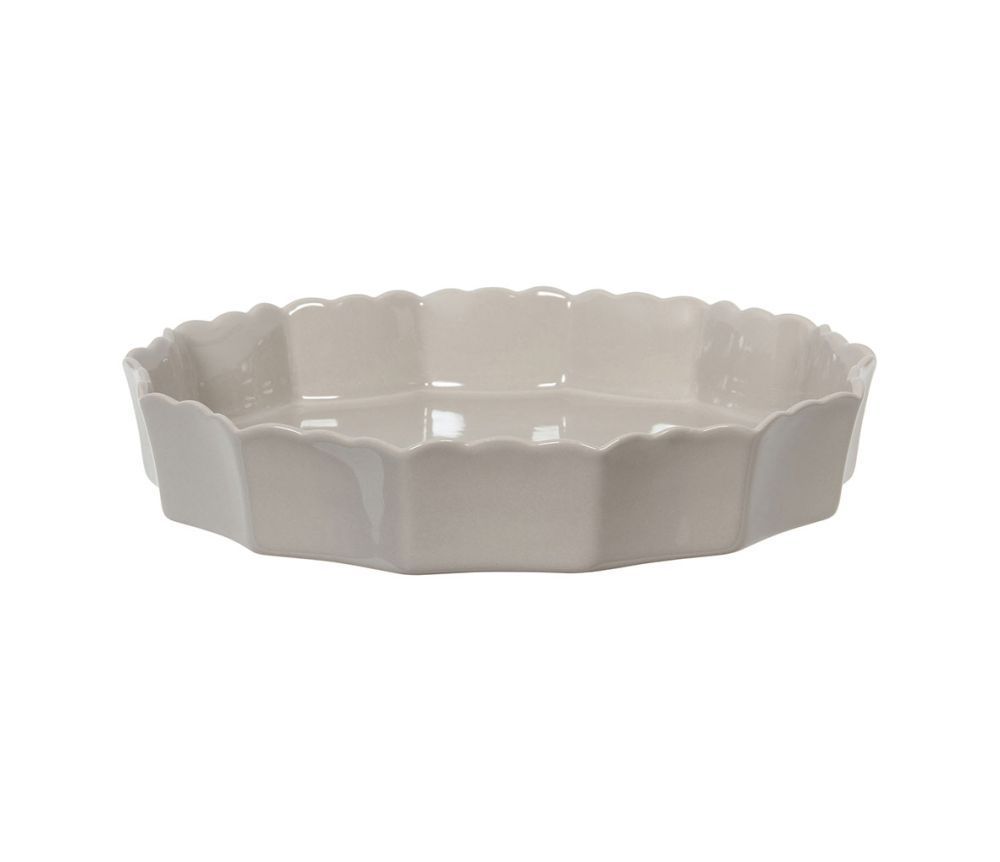 GREY SANDSTONE PIE DISH 31cm