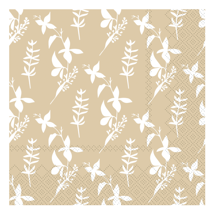 FLORAL HONEY DINNER NAPKINS