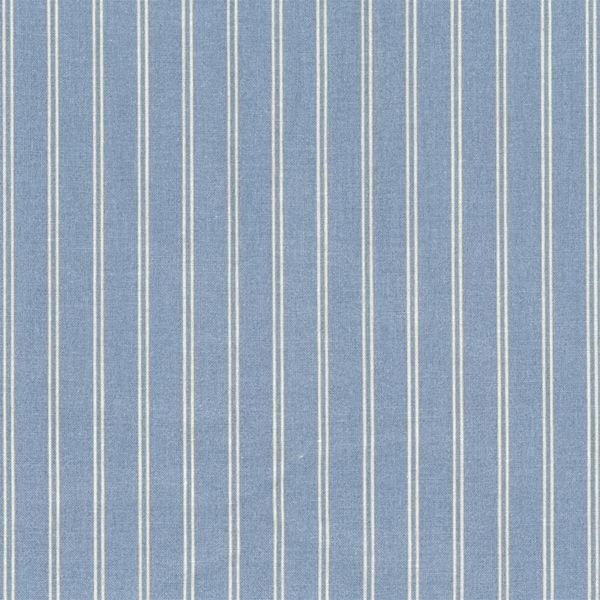 RIBBON STRIPE OILCLOTH - BLUE