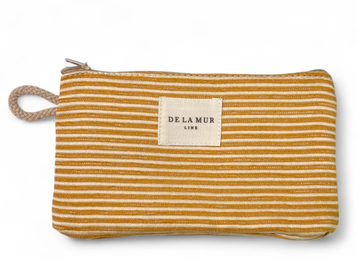 MUSTARD STRIPE COIN PURSE