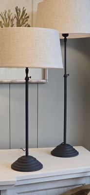 ADELPHI ADJUSTABLE LAMP WITH LINEN SHADE